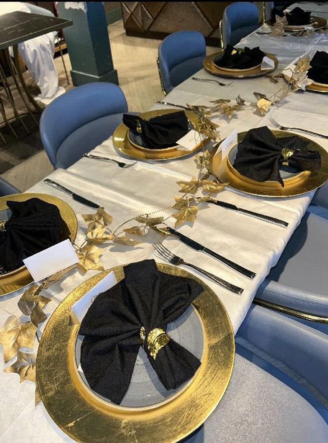 Stunning Gold Charger Plates for Hire Perfect for Weddings Events UK Only Etsy