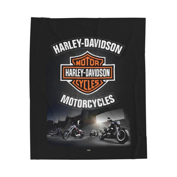 Harley Davidson Blanket - Etsy
