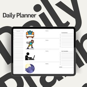 Ultimate Daily Planner - Elenco delle cose da fare, priorità principali, attività di domani, note e sezioni giornaliere in 4 parti per una migliore gestione del tempo