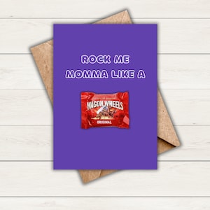 Berce-moi maman comme une roue de chariot | fête des mères | carte de voeux | Célébration