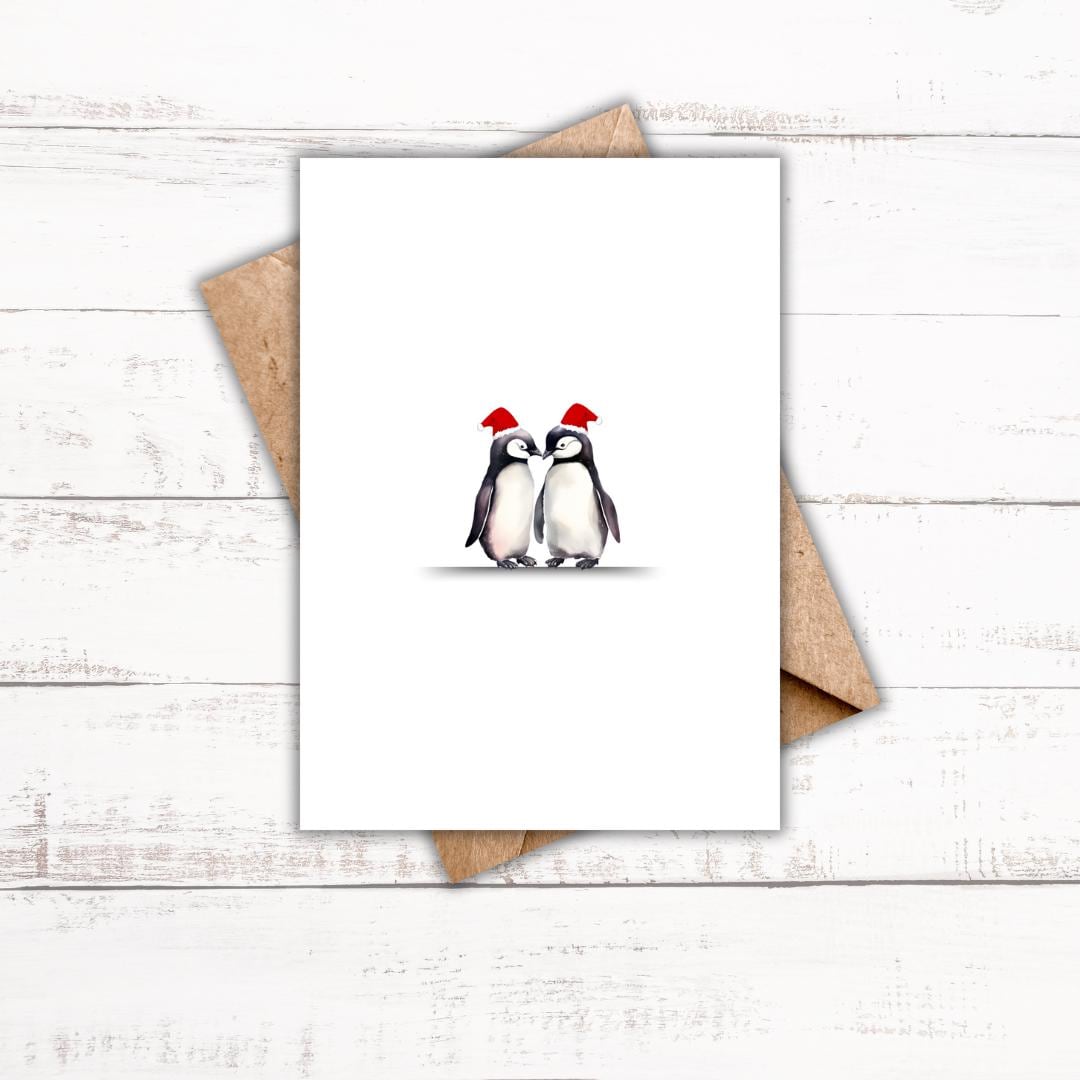 Penguin Gift Card Holder – Annette Family of Penguins Business Card Holder display picture 1
