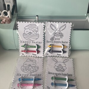 Kinder Osterkarten Malvorlagen mit Buntstiften