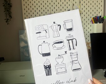 A4 wall print - Coffee Club