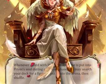 その他 FaB Prism, Advent of Thrones CF PSA10 Dragon Shield - Matte Art Sleeves - Prism, Advent Of Thrones