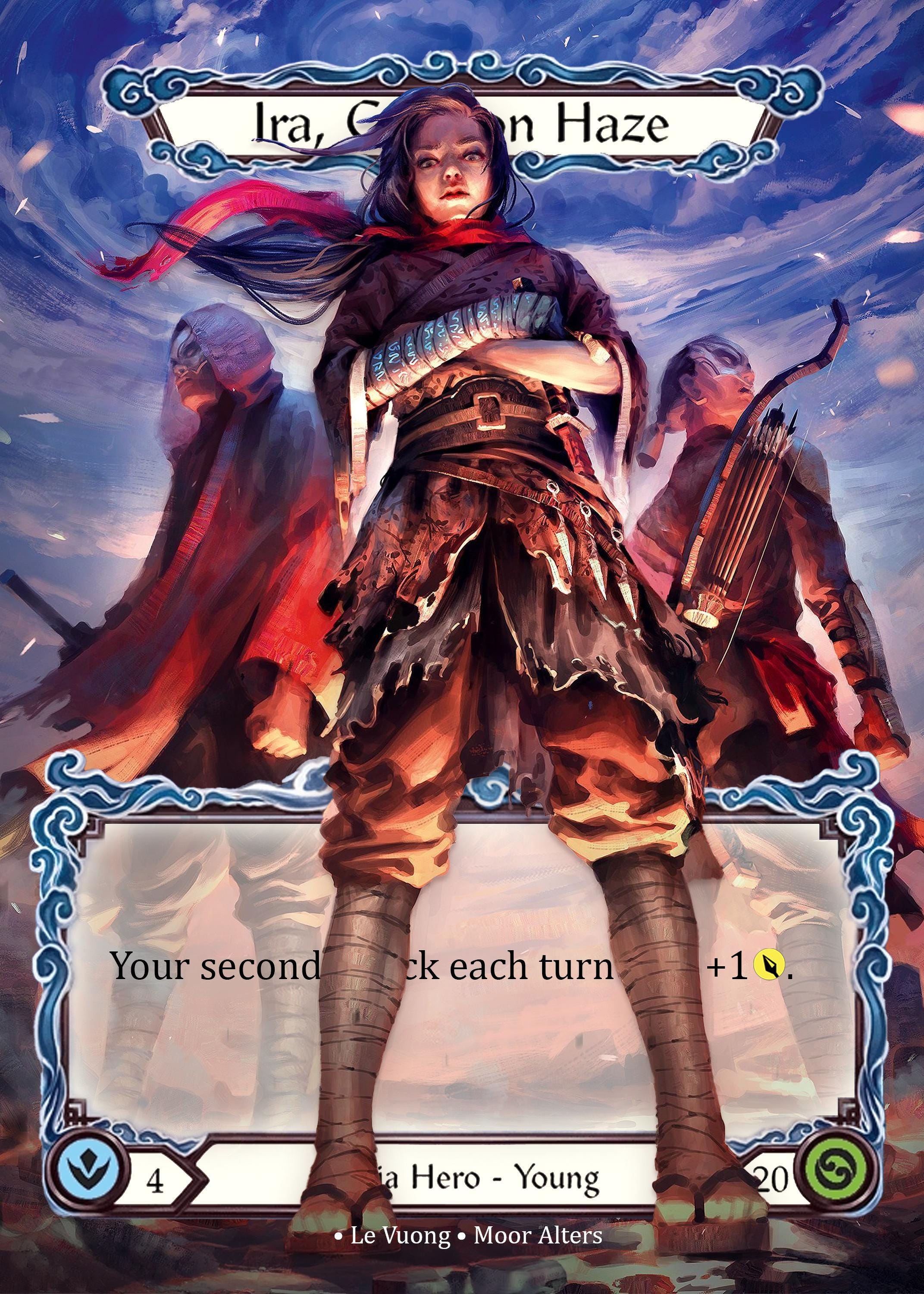 Ira Crimson Haze - Alter Token - Flesh and Blood TCG - Etsy