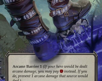 Botas de runa nula - Ficha de alteración - Flesh and Blood TCG