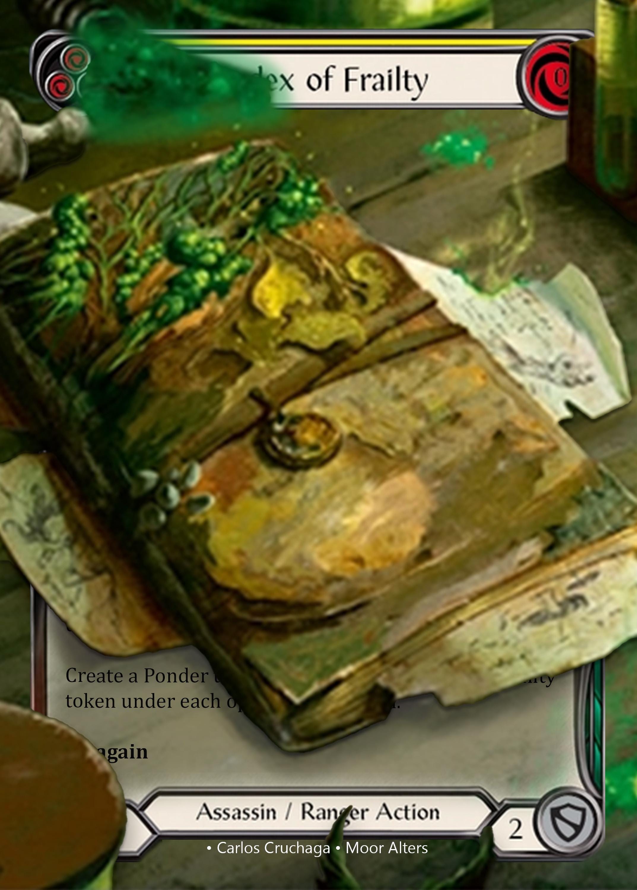 Codex of Frailty | Outsiders | Star City Games