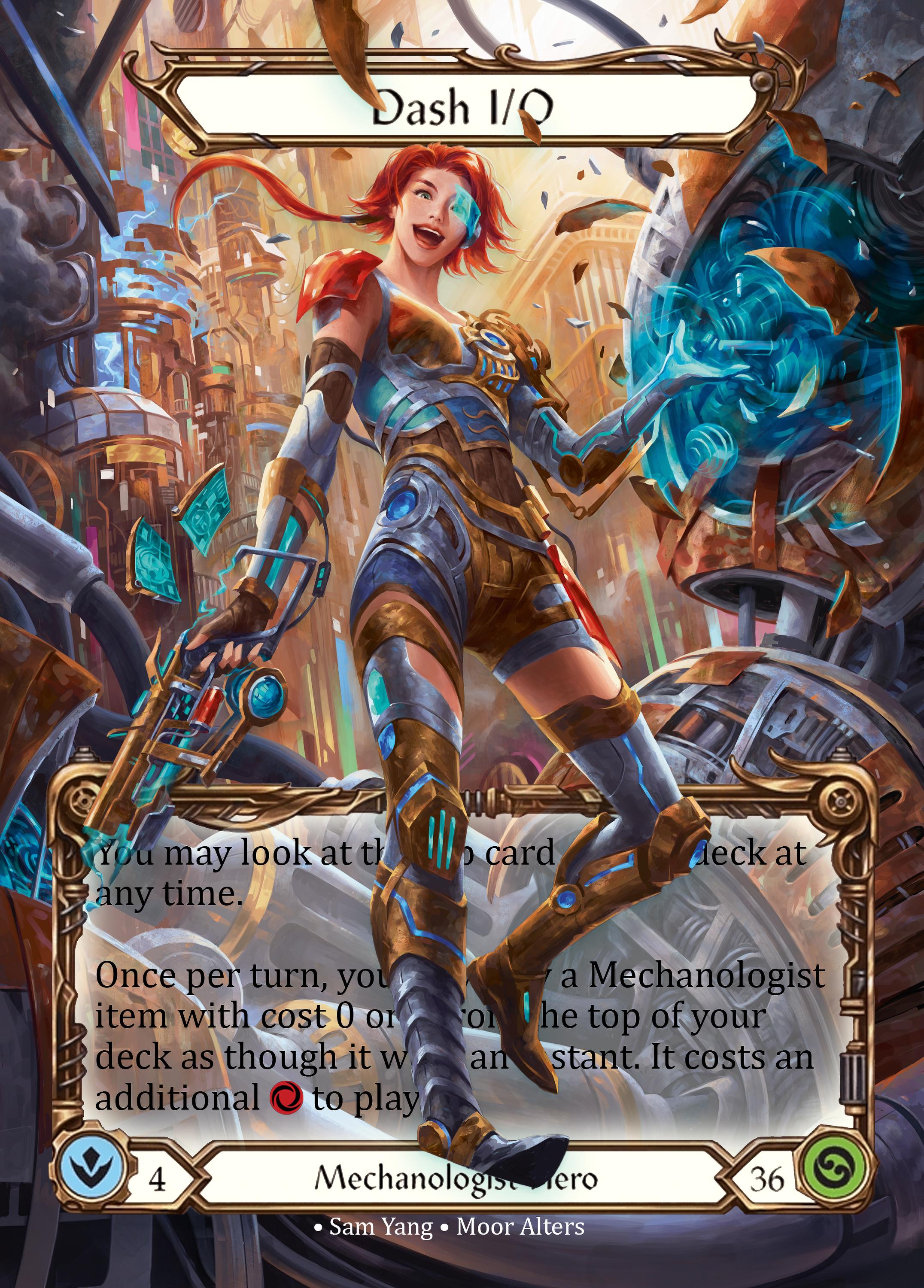 Dash I/O - Alter Token - Flesh and Blood TCG - Etsy UK