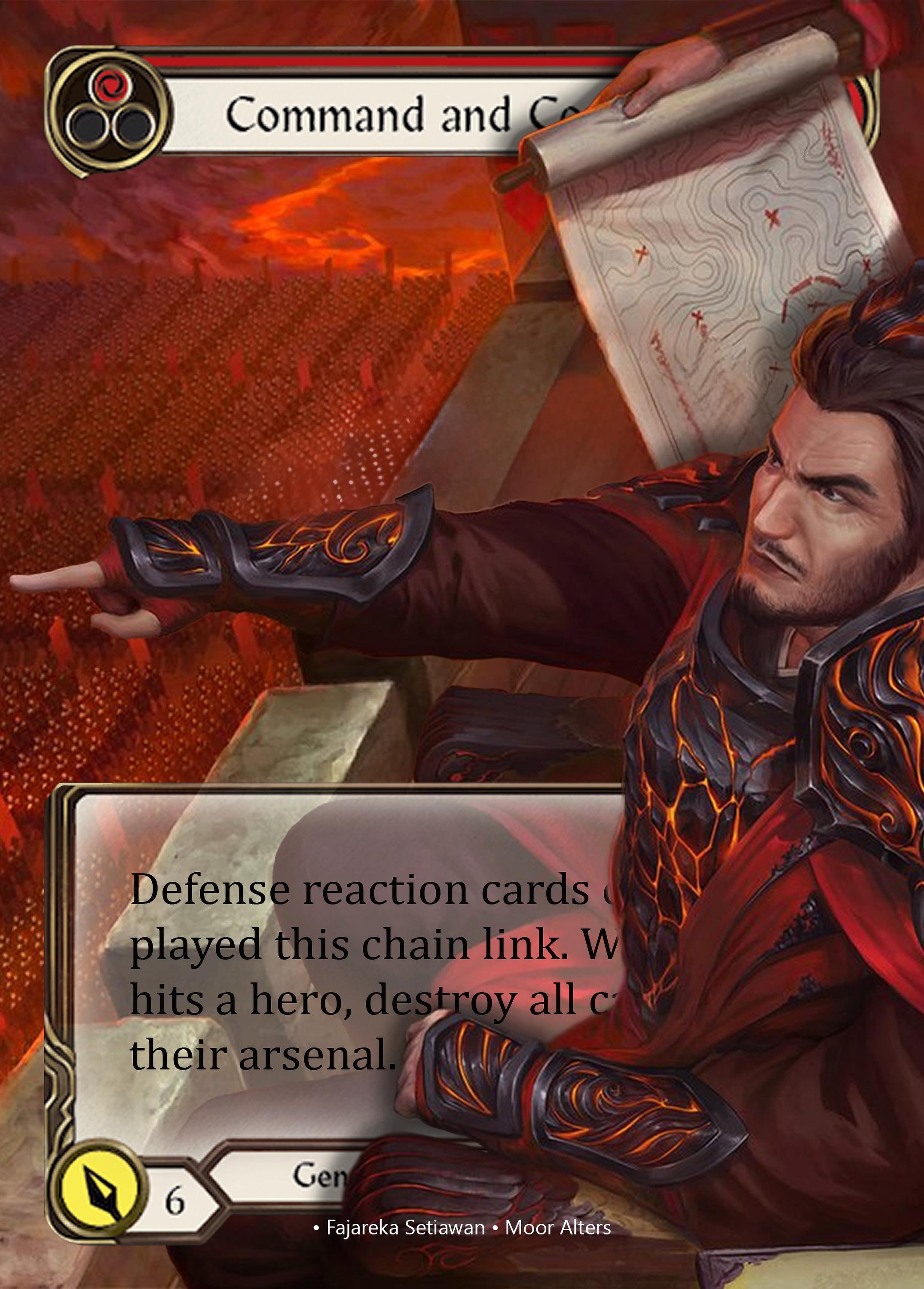 Command and Conquer - PROXY - Flesh and Blood TCG - Etsy