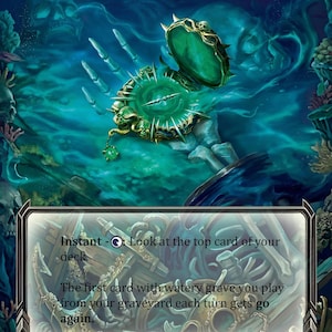 Compass of Sunken Depths - Alter Token - Flesh and Blood TCG - Etsy