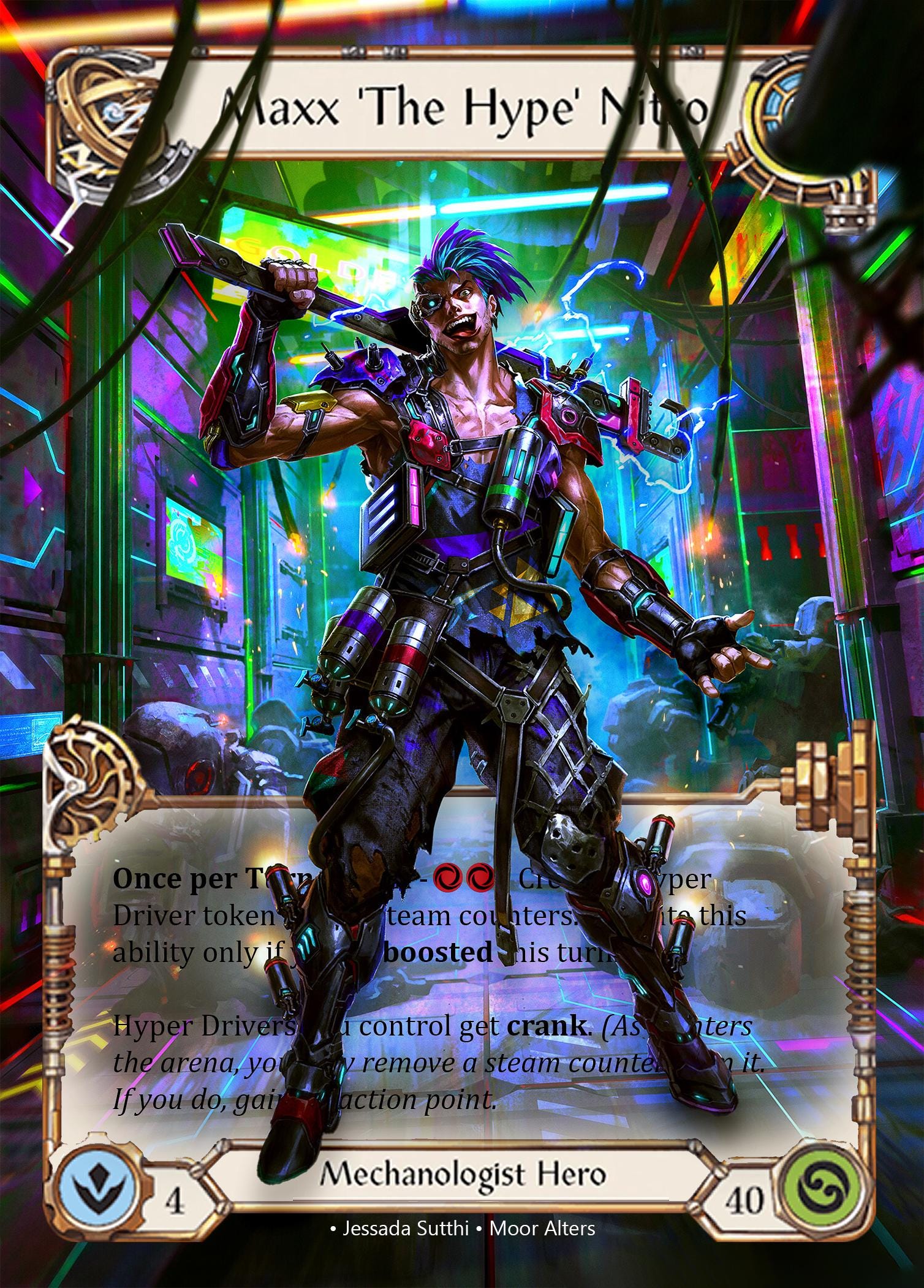 Maxx 'The Hype' Nitro - アルタートークン - Flesh and Blood TCG