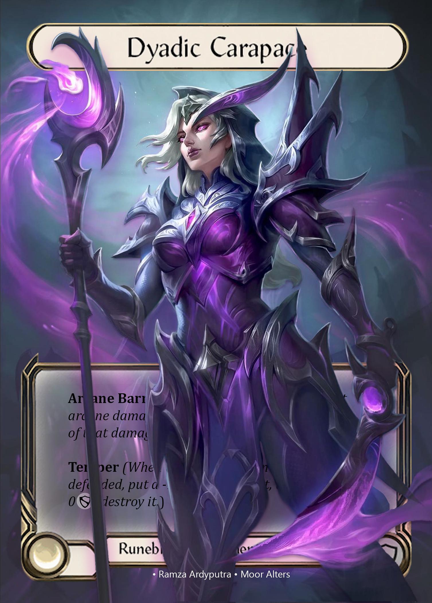 Dyadic Carapace - Dusk till Dawn - Flesh and Blood TCG