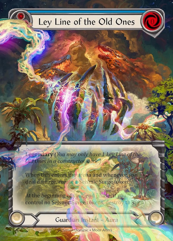 その他 Ley Line of the Old Ones flesh and blood Ley Line of the Old Ones - PROXY - Flesh and Blood TCG - Etsy UK