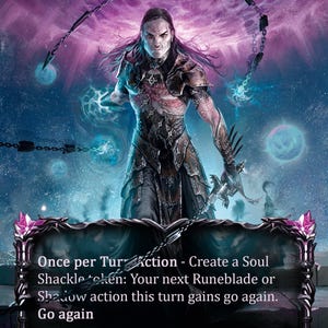 Runechant - Flesh and Blood Runeblade Aura Token - Etsy