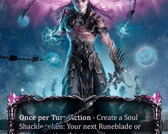 Runechant - Flesh and Blood Runeblade Aura Token - Etsy