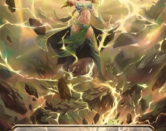 Embodiment of Lightning - Flesh and Blood Runeblade Token - Etsy