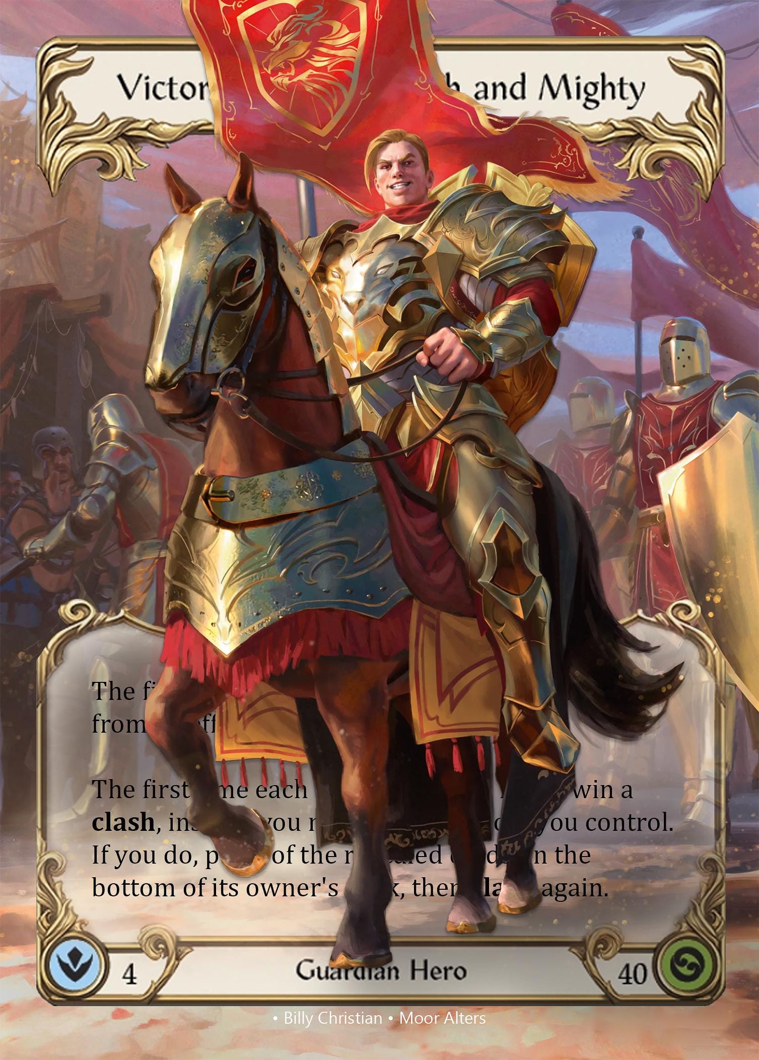 Victor Goldmane, High and Mighty - Alter Token - Flesh and Blood