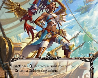 Gravy Bones, Shipwrecked Looter - Alter Token - Flesh and