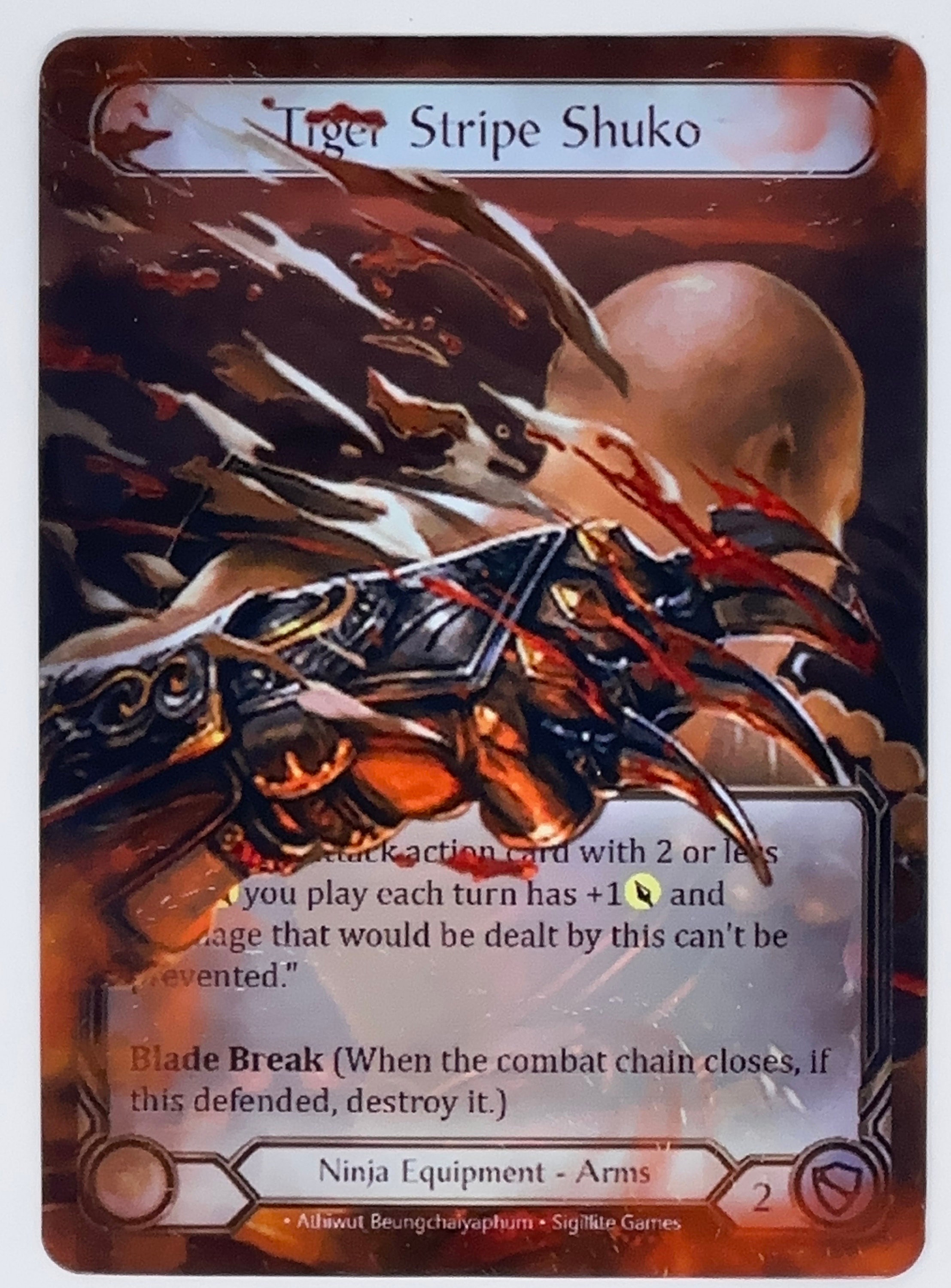 【期間限定送料無料】 - Shuko Stripe Tiger PROXY Etsy - TCG Blood and Flesh - その他