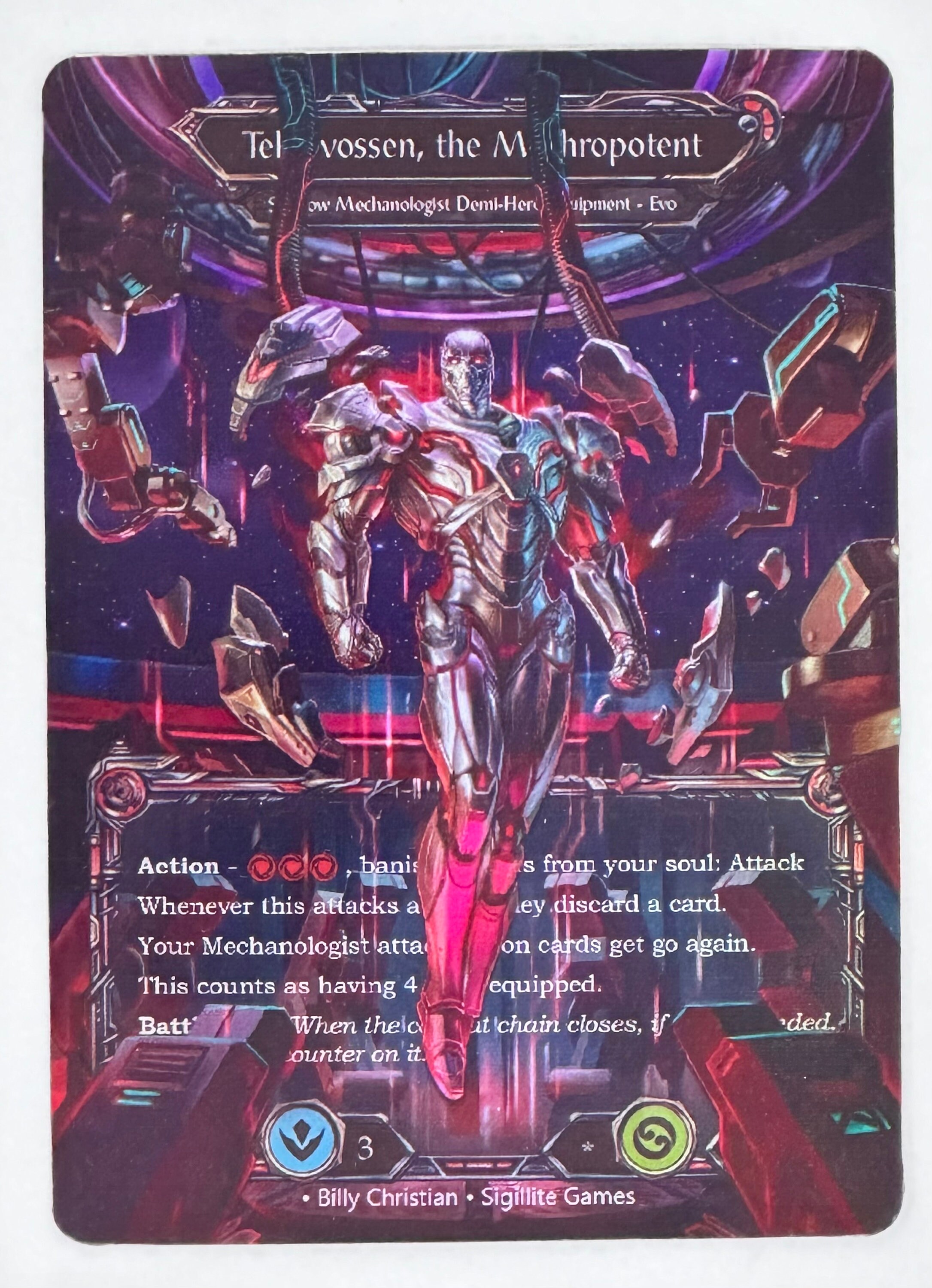 Teklovossen, the Mecropotent PROXY Flesh and Blood TCG - Etsy