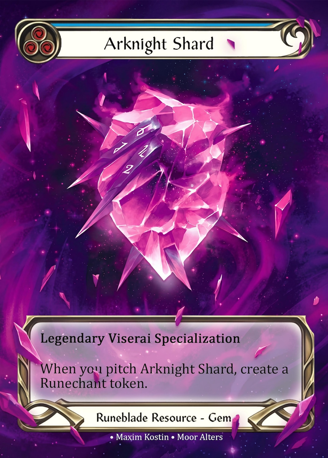 Arknight Shard - PROXY - Flesh and Blood TCG - Etsy