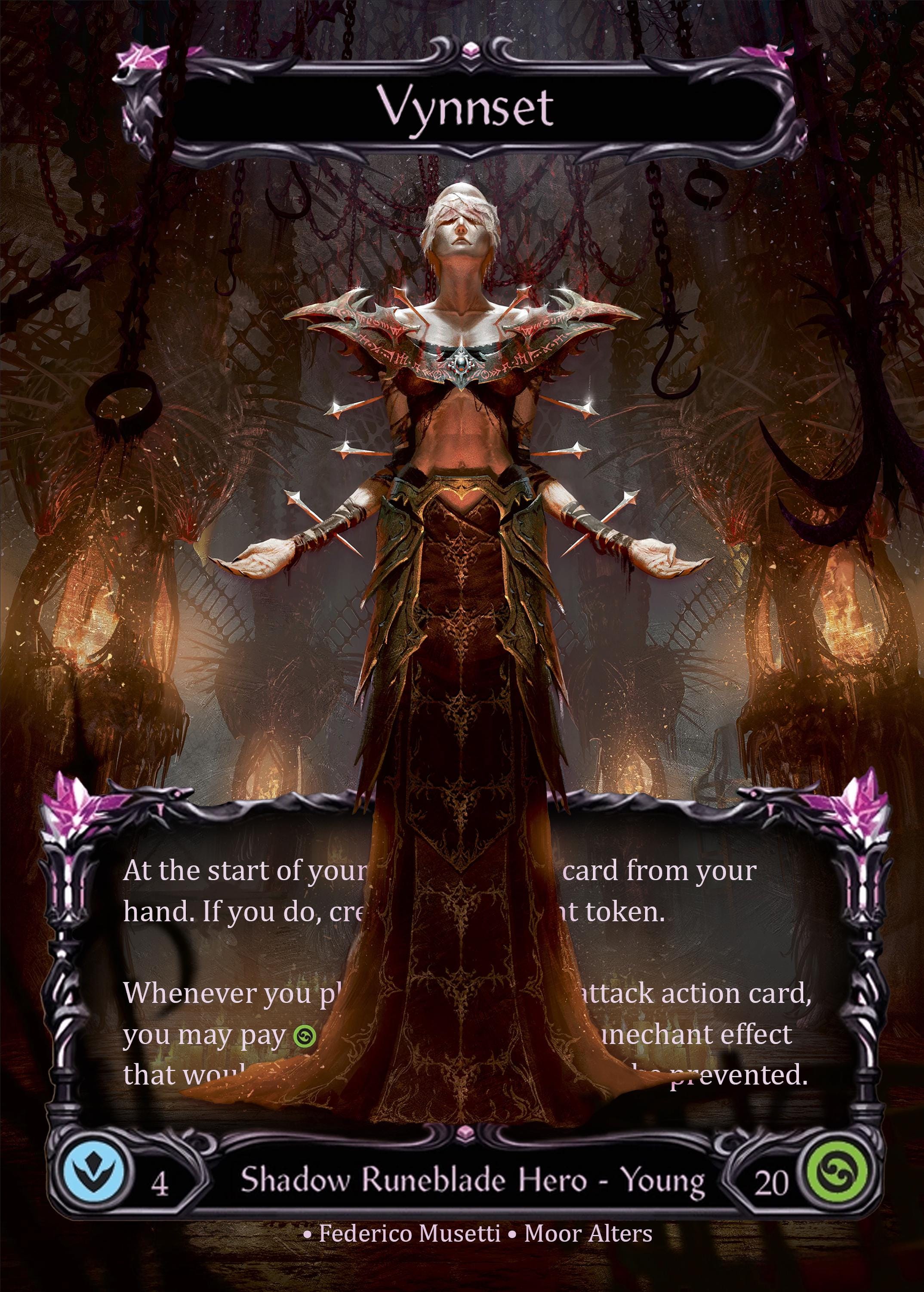Vynnset - Alter Token - Flesh and Blood TCG - Etsy