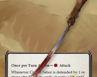 Cintari Sellsword - Token Alter - Flesh and Blood TCG - Etsy