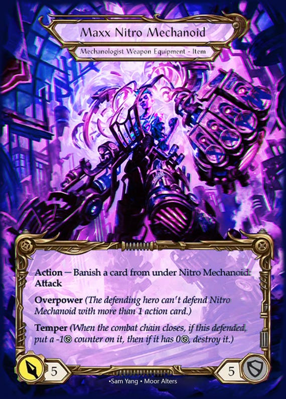 Construct Nitro Mechanoid Maxx Edition - PROXY - Flesh and