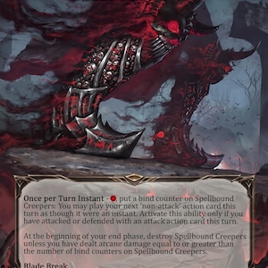 その他 Flesh and Blood Spellbound Creepers Spellbound Creepers - PROXY - Flesh and Blood TCG - Etsy