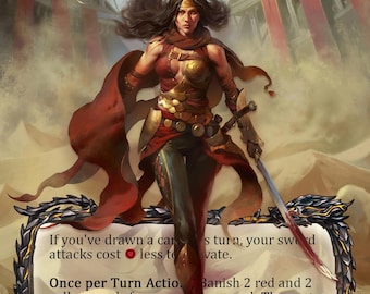 Kassai of the Golden Sand - Alter Token - Flesh and Blood TCG - Etsy