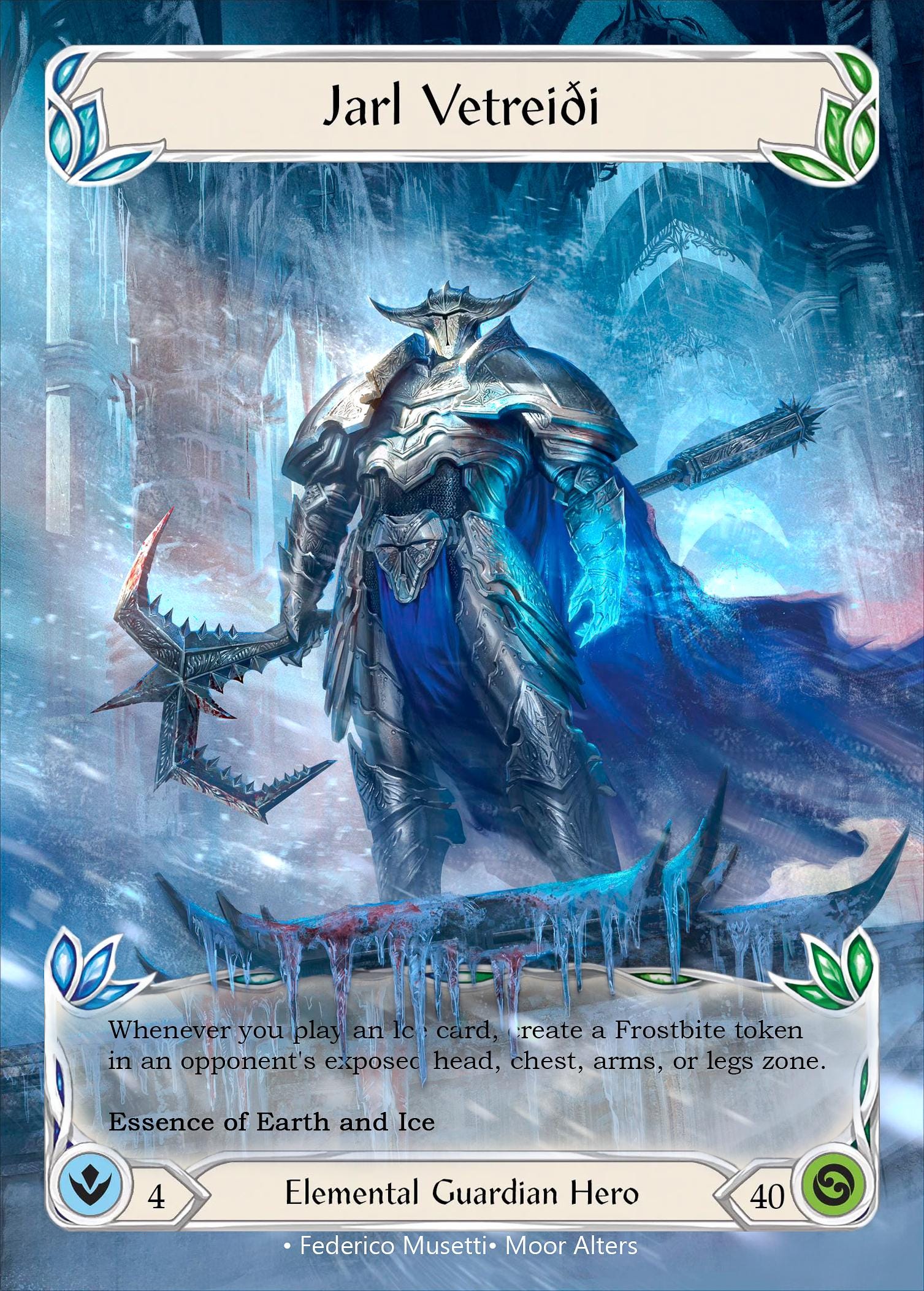 Jarl Vetreidi foil セット FLESH AND BLOOD Flesh and Blood Armory Deck: Jarl Vetreidi - CLASSIC