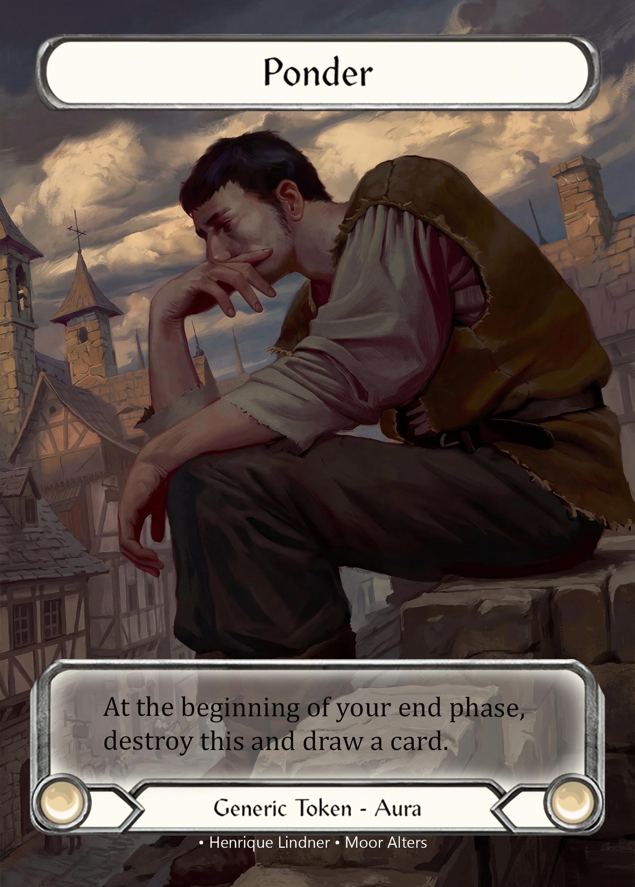Ponder Token - Flesh and Blood TCG - Etsy