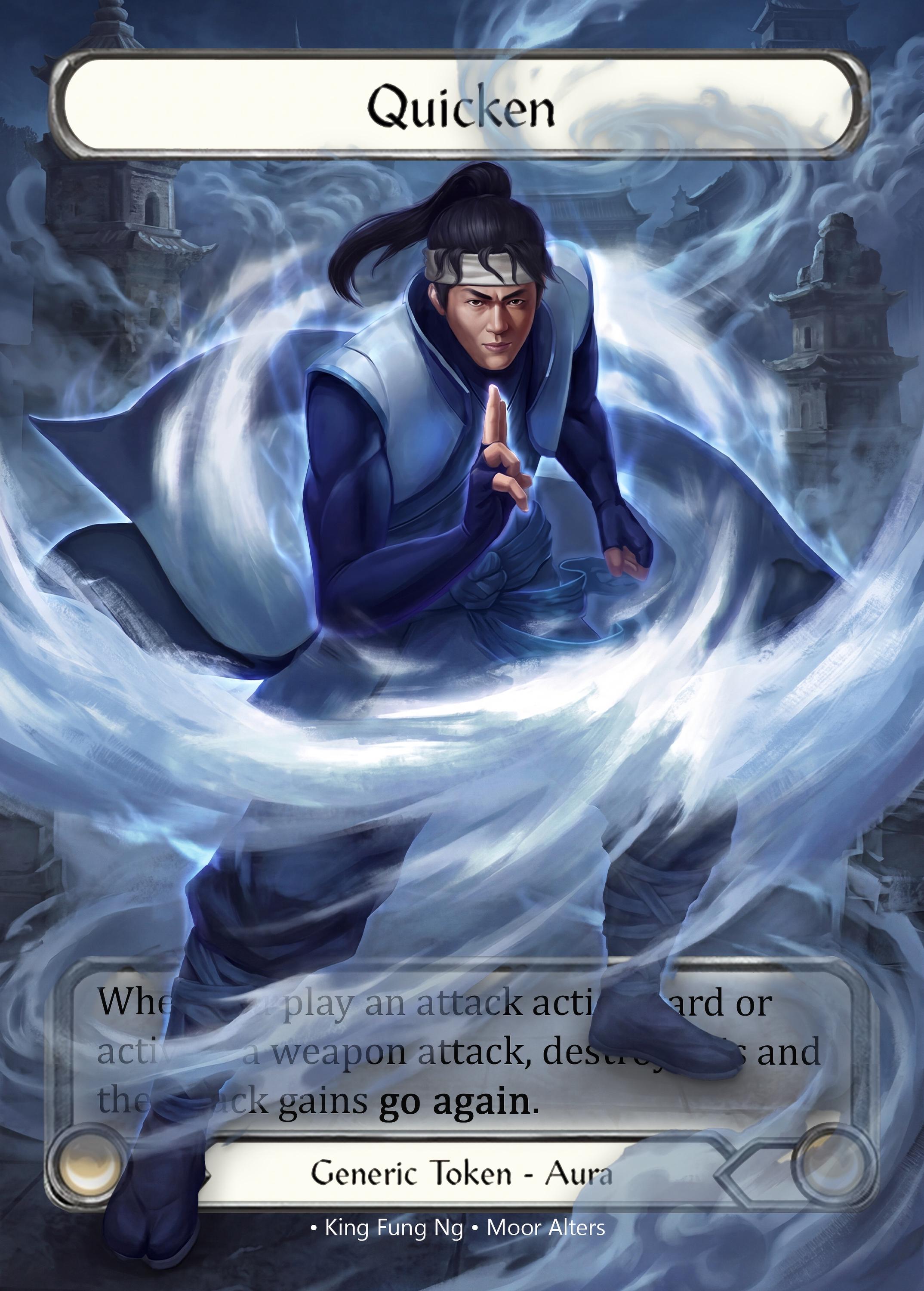 Flesh and Blood Quicken token CF 1枚 Quicken Token - Flesh and Blood TCG - Etsy