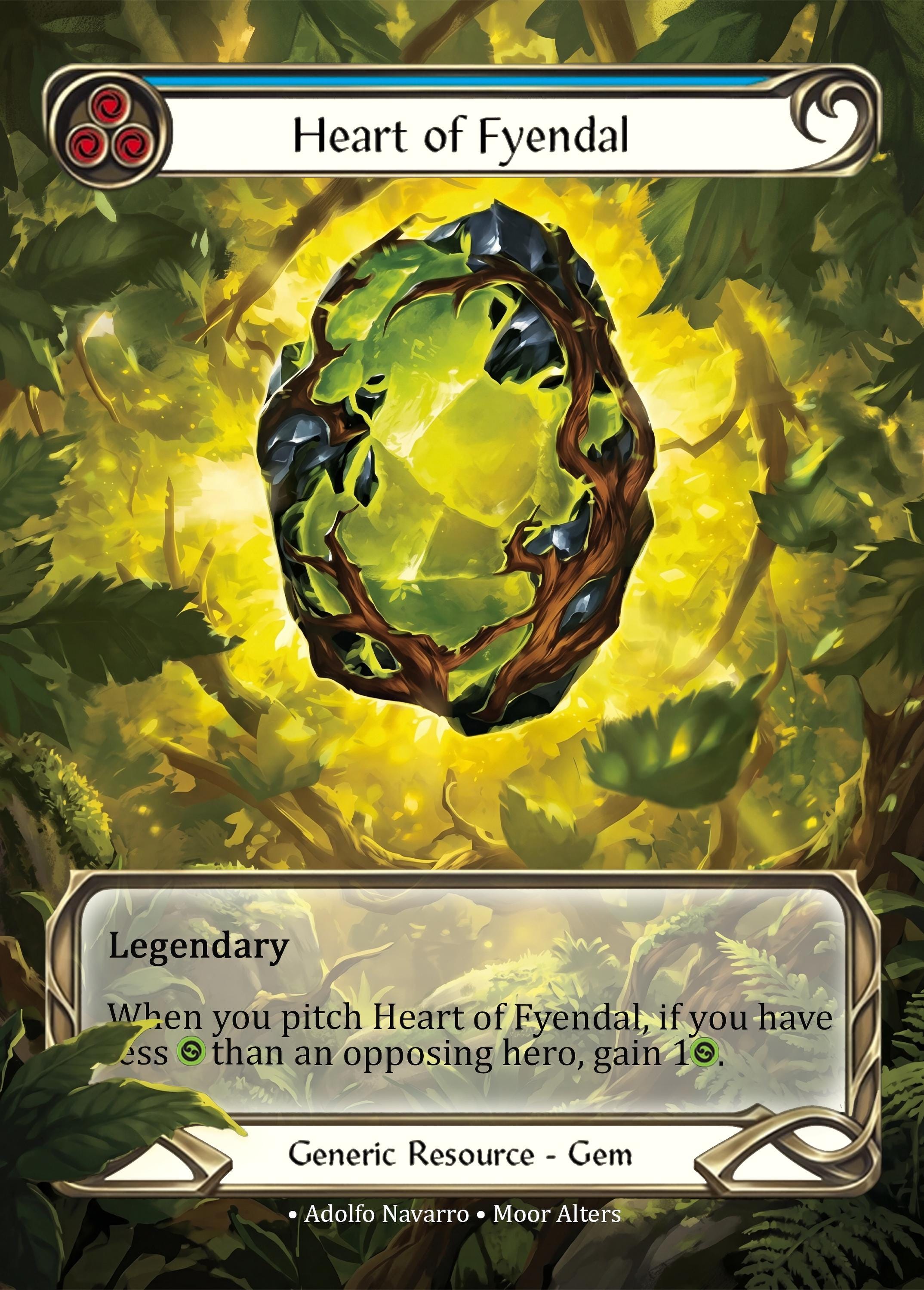 その他 FLESH AND BLOOD Heart of Fyendal FAB Heart of Fyendal - PROXY - Flesh and Blood TCG - Etsy Denmark