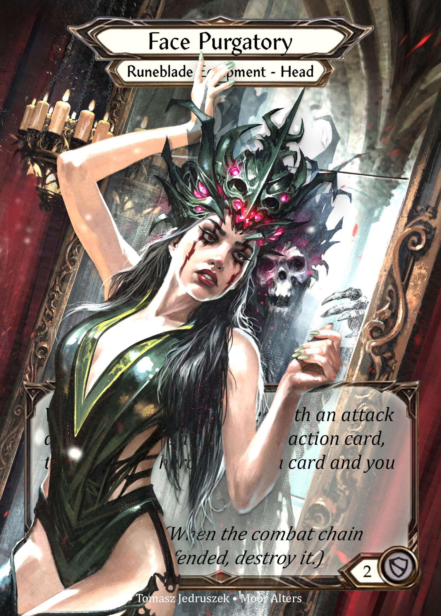 Face Purgatory - PROXY - Flesh and Blood TCG - Etsy Finland
