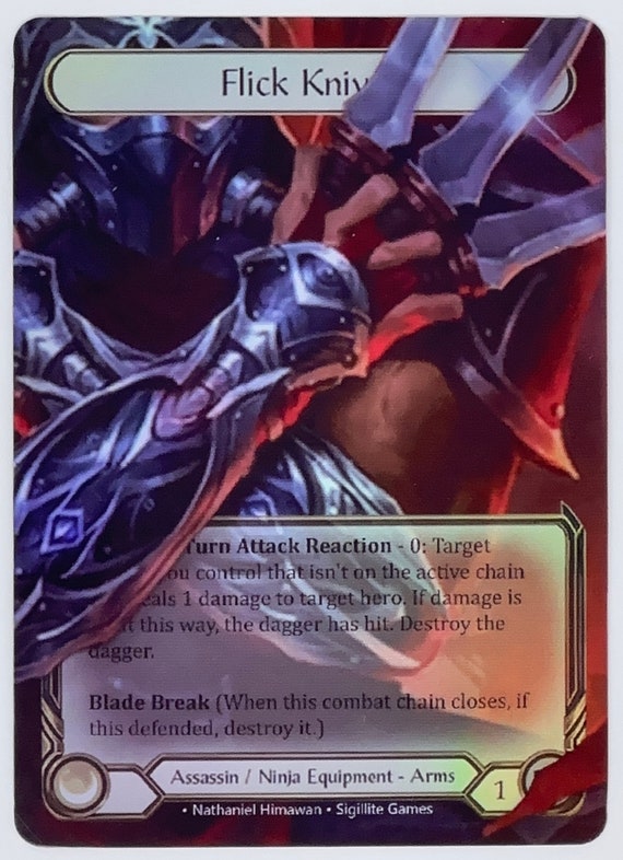 Flick Knives - PROXY - Flesh and Blood TCG - Etsy Canada Flick Knives - PROXY - Flesh and Blood TCG - Etsy Canada