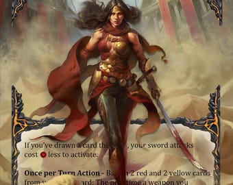 Kassai of the Golden Sand - Hero Alter - Flesh and Blood TCG - Etsy