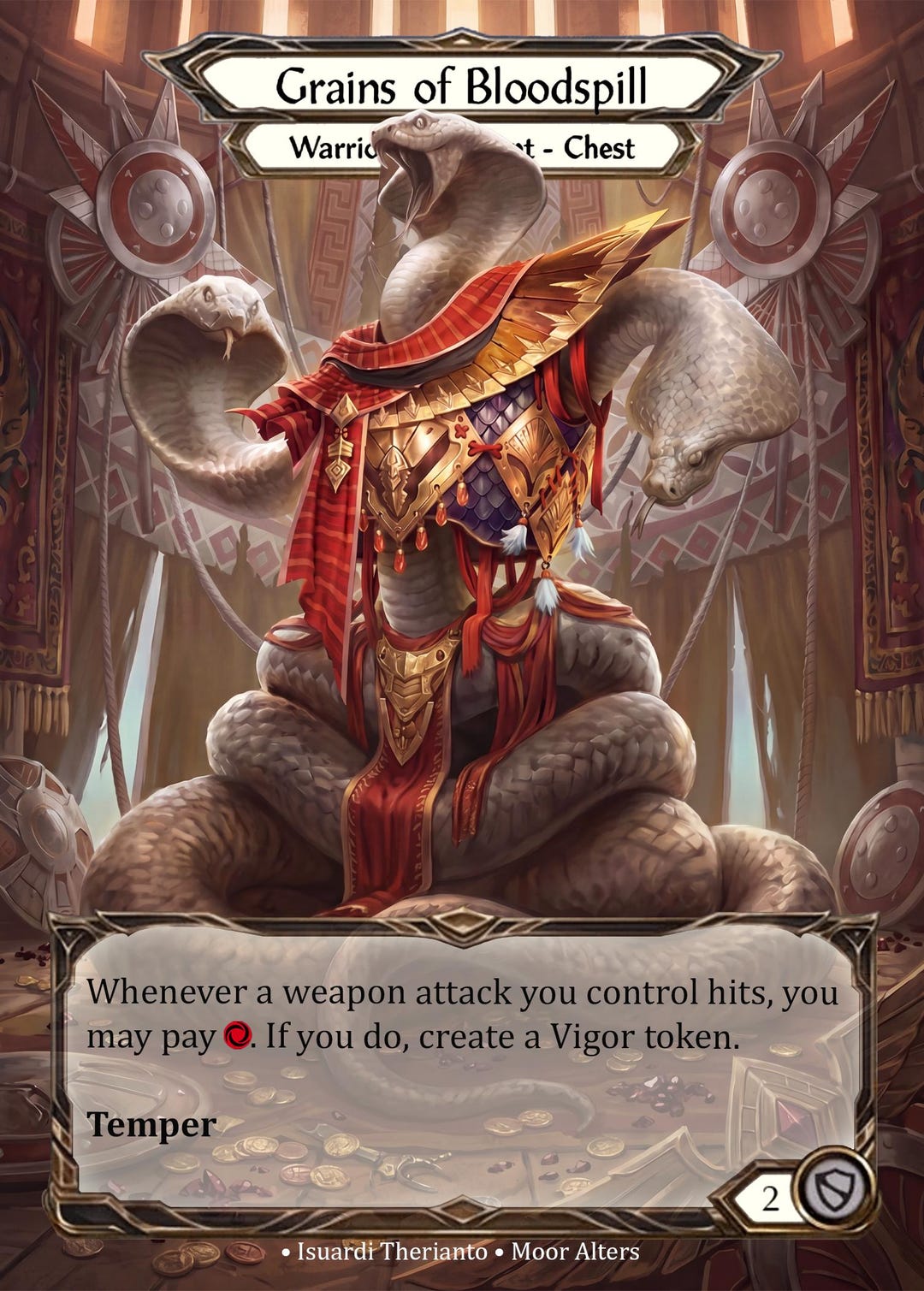 Grains of Bloodspill - PROXY - Flesh and Blood TCG - Etsy