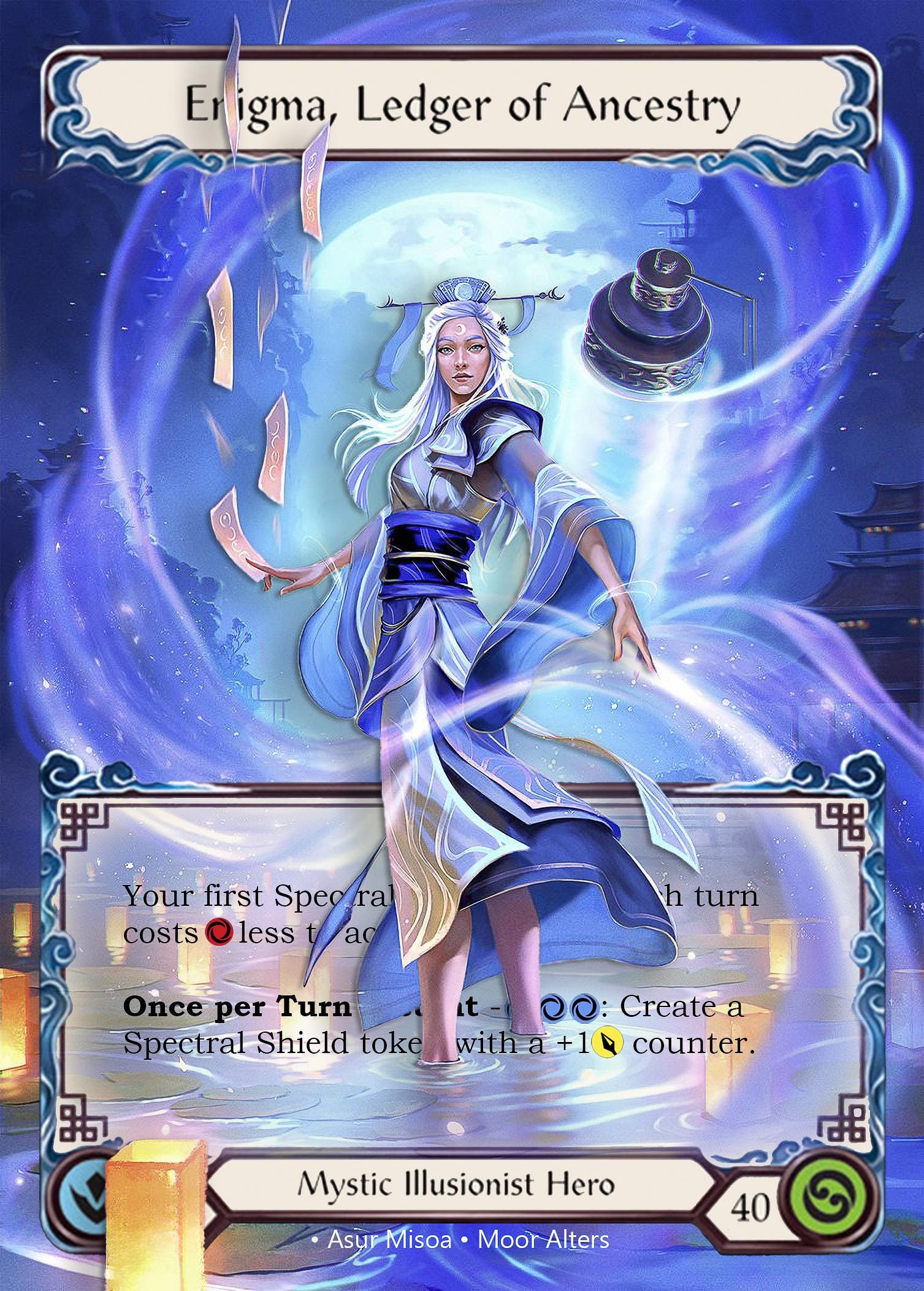 Enigma, Ledger of Ancestry - Alter Token - Flesh and Blood TCG