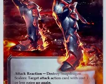 Escaladores de boca de dragón: ficha de alteración - Flesh and Blood TCG