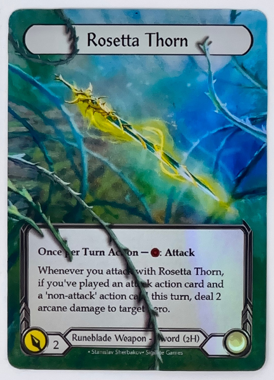 Viserai's Rosetta Thorn Alter : r/FleshandBloodTCG