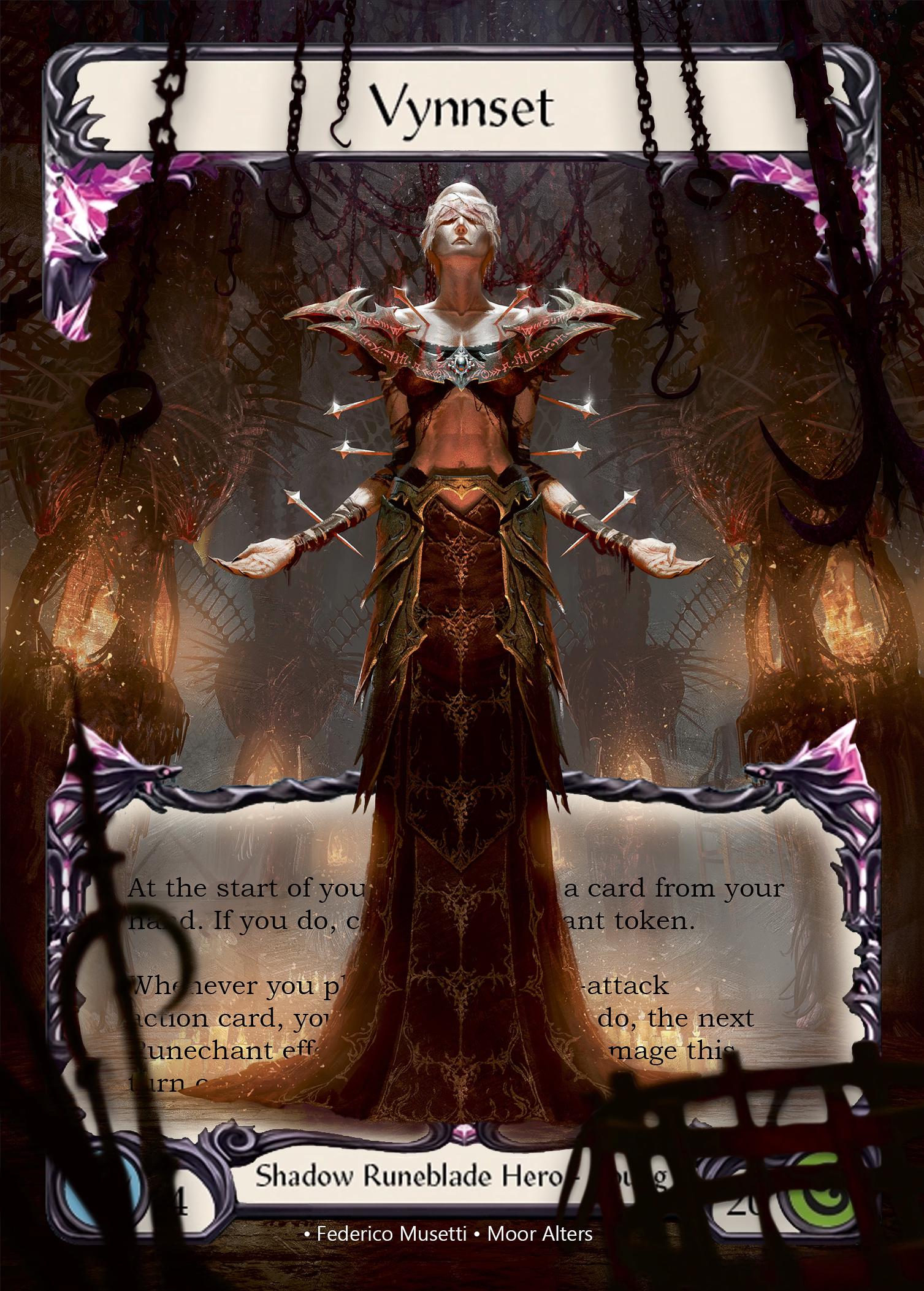 Vynnset - Alter Token - Flesh and Blood TCG - Etsy