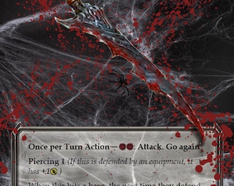 Spider’s Bite Reverse - Alter Token - Flesh and Blood TCG