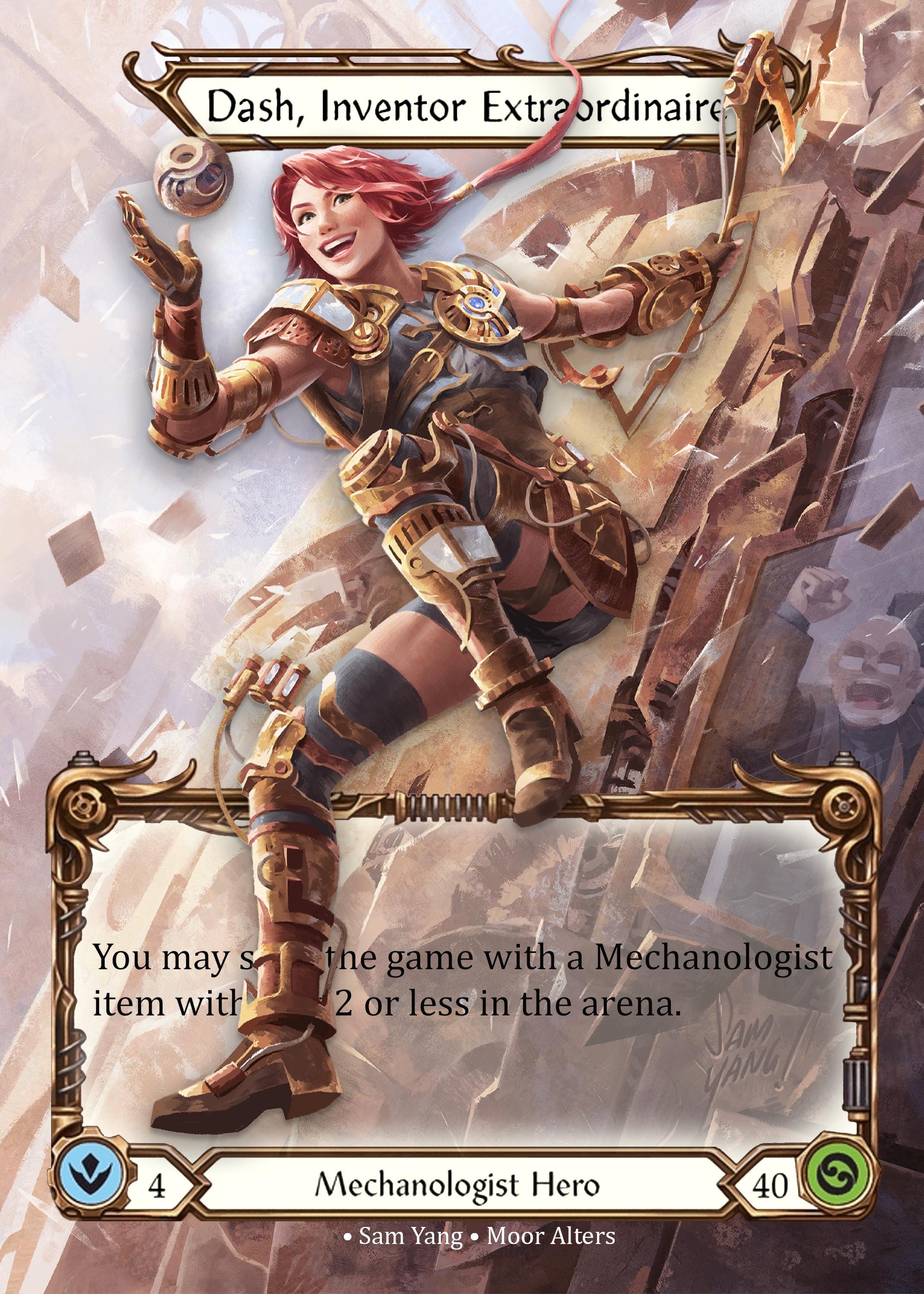 Dash, Inventor Extraordinaire - Alter Token - Flesh and Blood TCG