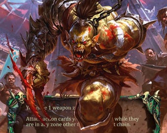 Flesh and Blood 錆び付いた遺物 CF Kayo, Armed and Dangerous - Alter Token - Flesh and Blood TCG - Etsy