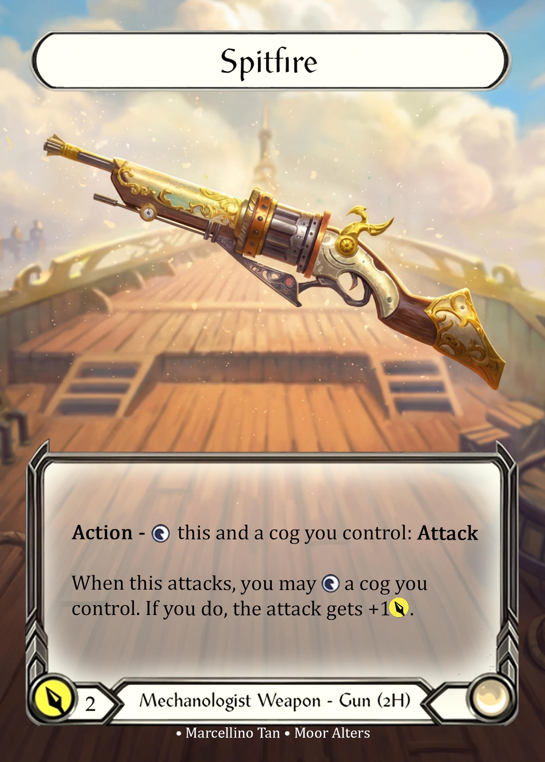 Spitfire - Alter Token - Flesh and Blood TCG - Etsy