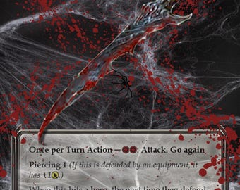 Spider’s Bite - Alter Token - Flesh and Blood TCG