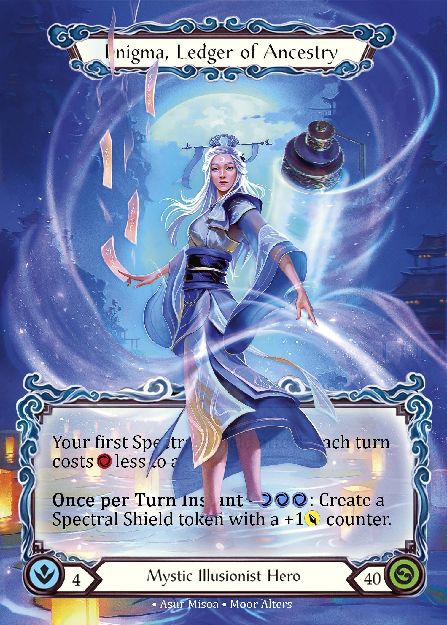 Enigma, Ledger of Ancestry - Alter Token - Flesh and Blood TCG