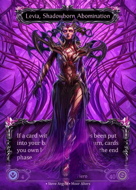 Levia, Shadowborn Abomination (redeemed Variant) - Alter Token