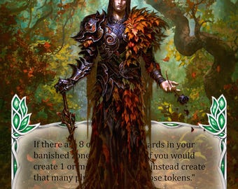 Florian, Rotwood Harbinger, Altered Card, Flesh and Blood - Etsy